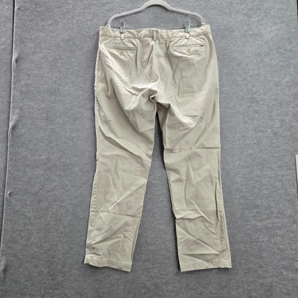 VINTAGE Polo Ralph Lauren Men Pants 38x30 Beige Chino Mid Rise Pockets Cotton‎